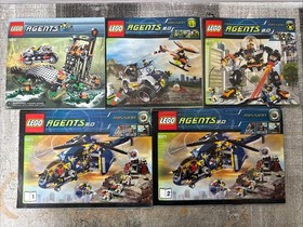 LEGO Agents 2.0 Instructions Manual Lot 8632 8969 8970 8971 Retired Sets