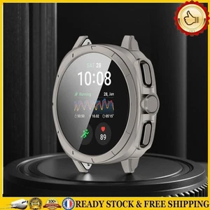 For Samsung Galaxy Watch 7 44mm PC Hard Case+Tempered Glass(Titanium Steel) - Zdjęcie 1 z 9