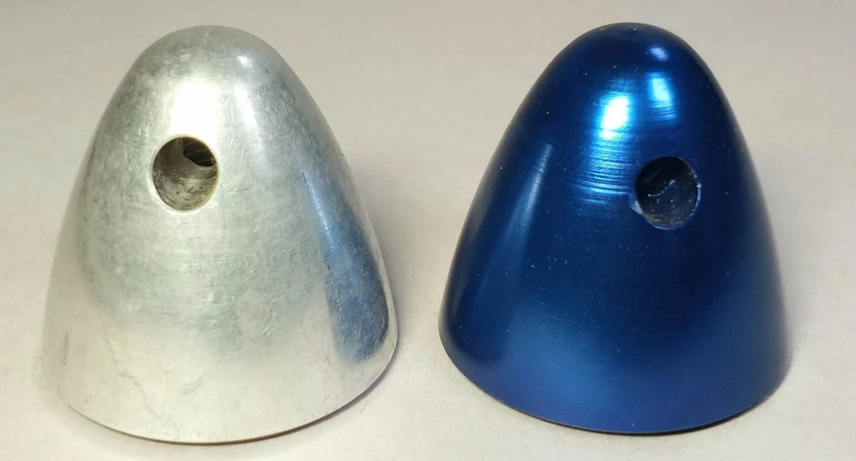 De colección R/C Avión Du-Bro Aluminio Spinner Prop Tuerca Lote 2 piezas Azul Plata 6 mm Enya Foto 1 de 3