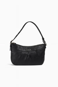 Coach Black Ashley Leather Hobo Y2K Purse. - Picture 1 of 12