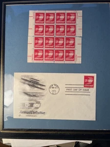 US FDC SC #C79  13¢ AIR MAIL DEFINITIVE Art Craft, New York 1973 block of 16 MNH - Picture 1 of 6