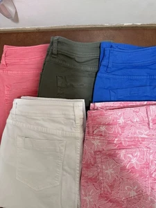 Tommy Bahama fünf Paar mehrfarbige Damen Boardwalk Denim Shorts Größe 6 - Bild 1 von 8