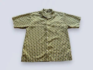 Vintage Ocean Pacific Shirt Mens Large Abstract Modern Skateboard Surfer 1990s - Picture 1 of 4