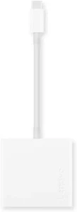 Lenovo hub USB-C 3 en 1 blanc HDMI VGA USB 1 x HDMI 1.4 @ 4K, 30 Hz ; 1 x VGA - Foto 1 di 8