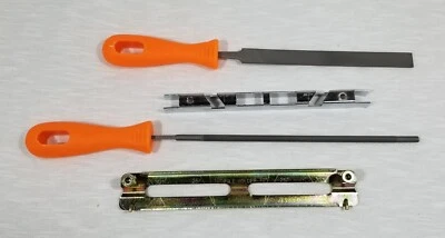 Kit de archivo de motosierra 5/32" para cadena de 3/8 LP incluido 4 en 1 y archivo plano y guía Foto 1 de 4