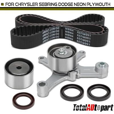 Kit de correa de distribución de 6 piezas para Chrysler Sebring Dodge Avenger 95-99 Eagle Mitsubishi Foto 1 de 4