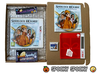 Sherlock Holmes The Mystery of the Frozen City  Nintendo 3DS - UK PAL Immaculate - Image 1 of 4