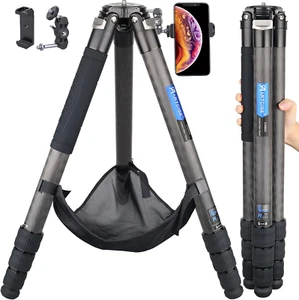 Carbon Fiber Camera Tripod Monopod 40MM Tube Diameter Heavy Duty Camera Tripod M - Picture 1 of 12