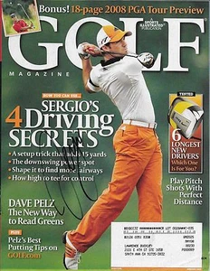 *SERGIO GARCIA*SIGNED*AUTOGRAPHED*GOLF*MAGAZINE*PGA*PGA TOUR*COA* - Picture 1 of 2