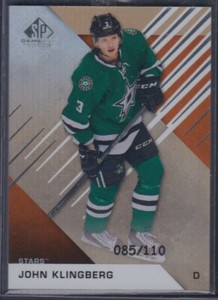 JOHN KLINGBERG, 2016 SP Game Used #40, /110
