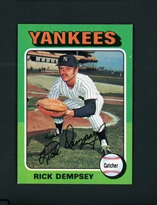 Rick Dempsey 1975 Topps - NY Yankees #451 NM+ - Picture 1 of 2