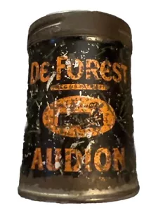 Deforest Audion Tube Container Vintage 1924 May Be Top 1/2 - Imagen 1 de 1