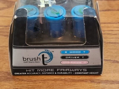 Brush T Pro Golf Tee Combo Pack Of 9 Tees Variation Oversize 3 Wood Driver  - Image 1 of 4