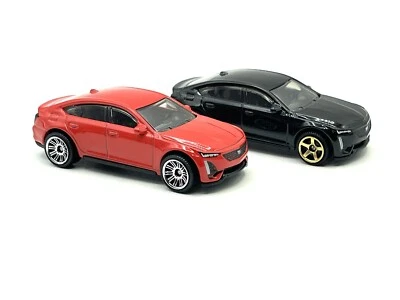 Loose Matchbox Cadillac CT5-V (red/black) Color Variation Lot - Image 1 of 2