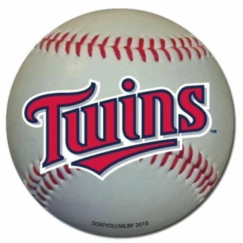 Minnesota Twins 4.5" Baseball Magnet MLB Licensed Cover