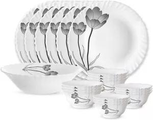 Gourmet Dinnerware Set, 19 Pieces, (Black Tulip) - Picture 1 of 1
