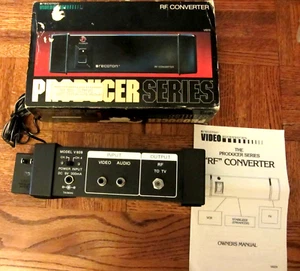 Vintage RECOTON RF CONVERTER SERIES V609 W/Power supply & Owners Manual - Picture 1 of 5