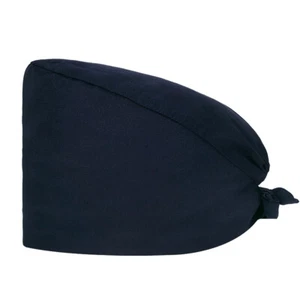 Unisex Surgical Scrub Cap Doctor Nurse Cotton Hat W/ Sweatband Adjustable Tie - Picture 1 of 15