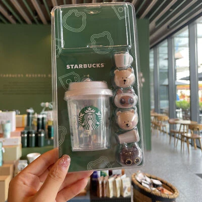 China Starbucks 2022 Aleatorio Lindo Adorno Cabeza de Mascota Bolsa Decoraciones Llavero Regalo Foto 1 de 4