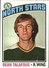 1976-77 Topps North Stars Hockey Card #103 Dean Talafous - NM