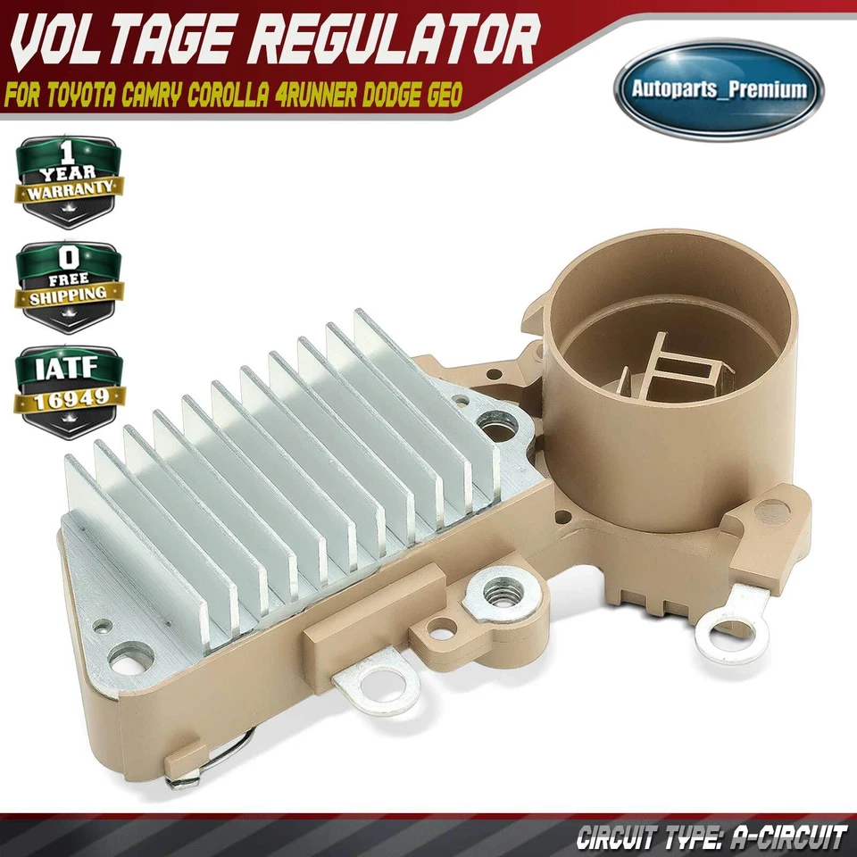 Alternator Voltage Regulator for Toyota Camry Corolla 4Runner Supra Dodge Geo - Image 1 of 4