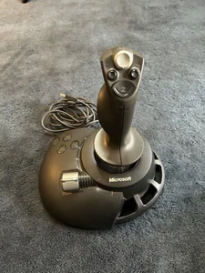 Microsoft SideWinder Force Feedback 2 Joystick PC USB Wired Controller X05-92622 - Picture 1 of 3