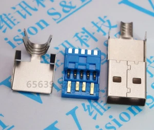 10 pcs USB 3.0 A Male 9 Pin Three Types Plug Connector USB plug - Picture 1 of 1