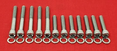 2000-2006 HARLEY SOFTAIL PRIMARY COVER POLISHED STAINLESS STEEL ALLEN BOLTS KIT - Image 1 of 3