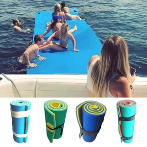 Floating Water Mat 6x1.8ft XPE Foam Floating Lily Pad for Pool, Park Lake - Picture 1 of 11