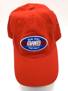 NFL New York Giants Cap Hat Football Oval Embroidered Patch Buckle Adjustable - Picture 1 of 6