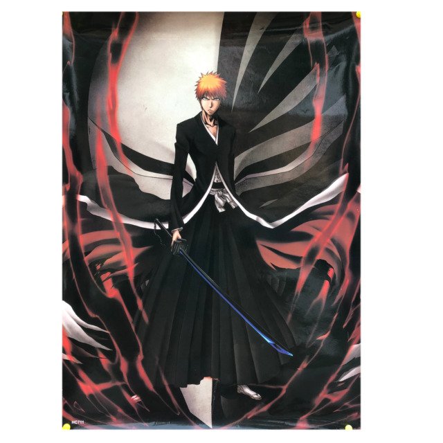  POSTER STOP ONLINE Bleach - Manga Anime TV Show Poster Print  (Group - Chained) (Size 24 x 36) (Clear Poster Hanger) : Office Products