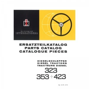 IHC Mc Cormick Schlepper Ersatzteilkatalog 323 353 423 Traktor Ersatzteilliste - Bild 1 von 3
