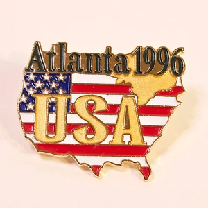 Prendedor solapa bandera Estados Unidos Atlanta 1996 Juegos Olímpicos (051923) - Imagen 1 de 2