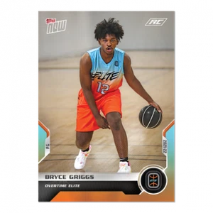 2021 TOPPS NOW OVERTIME ELITE #D2 BRYCE GRIGGS (RC) - Foto 1 di 2