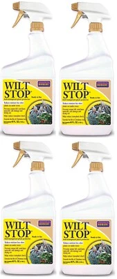 Spray antitranspirante para pérdida de humedad Bonide 099 40 oz Wilt Stop Plant - Paquete de 4 Foto 1 de 4