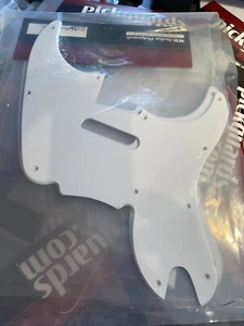 New White Gloss Pickguard for 2003-2007 Squier '51 Single Ply Made in USA - Picture 1 of 7