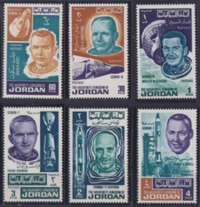 F-EX52268 TRANSJORDAN JORDAN 1966 MNH EXPLORACIÓN DEL COSMOS ESPACIAL. - Imagen 1 de 1