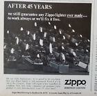 1977 Vintage ZIPPO Windproof Cigarette Lighter Guarantee to Work Always Ad
