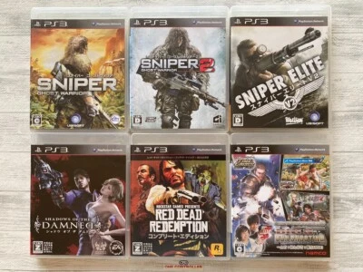SONY PS3 Sniper & Shadows of the Damned & Red Dead Redemption & BIG 3 from Japan - Image 1 of 4