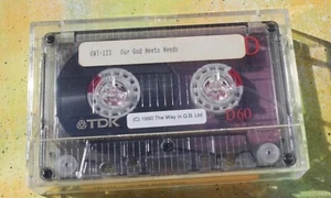 The Way of Great Britain: Our God Meets Needs, GWT-123 Cassette 1990 NOS - Picture 1 of 3