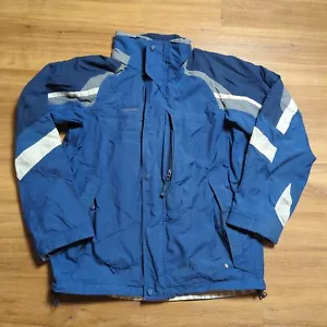 Columbia Vertex Jacket Small Waterproof Omni-Shield Interchange Core Shell Blue - Picture 1 of 13