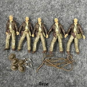 Lot 5pcs Indiana Jones Raiders of the Lost Ark 3.75" Action Figures Kid Toy Gift