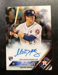 2016 Topps Chrome Rookie Autographs Matt Duffy