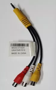 Samsung BN39-01154H CBF Signal Composite Audio Video AV Adapter RCA Cable 3.5mm - Picture 1 of 1