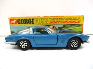 CORGI TOYS - WHIZZWHEELS - ISO GRIFO 7 LITRE (BLUE) - ORIGINAL BOX - Picture 1 of 19