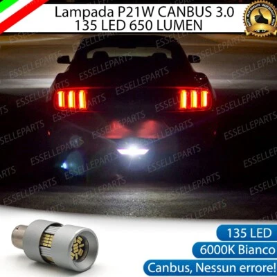 LUCE RETROMARCIA 135 LED P21W BA15S CANBUS PER DAIHATSU BEGO 6000K - Immagine 1 di 4