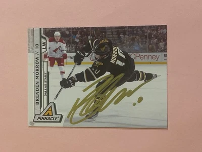 Brenden Morrow 2010-11 Pinnacle IP Auto Autograph  - Image 1 of 3
