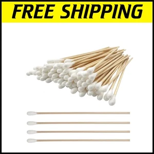 2000PCS 6-Inch Long Cotton Swabs with Wooden Handle for Makeup & Pet Care - Picture 1 of 8