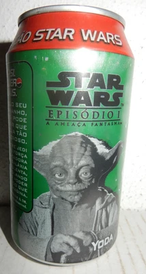 Star Wars Episodio 1 Lata YODA 7UP de BRASIL (350 ml) Foto 1 de 4
