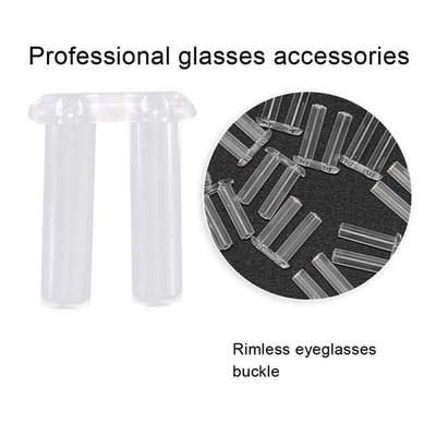 Enchufe de plástico sin montura Anteojos Hebilla Marco Gafas Equipo Accesorios Foto 1 de 4